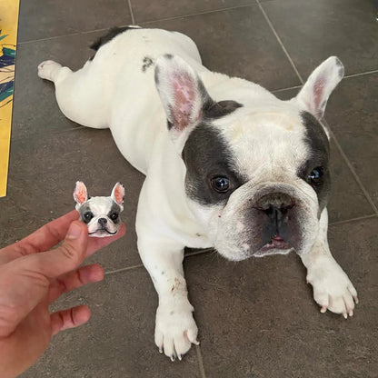 Personalized 3D Pet Face Figurine™ with Built-in Magnet